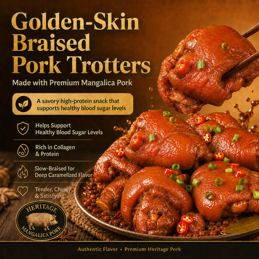 ✨Control Cravings Without Giving Up Real Food💯Premium Mangalica Caramelized Braised Pork Trotters 🐷- QZE