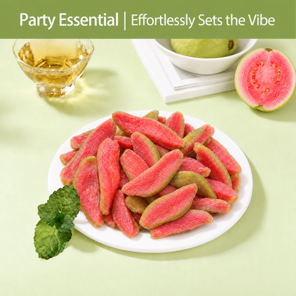 ✨🍐Say goodbye to sugar spikes! 💐Satisfy your cravings with our fiber-rich Red Guava slices-QZE