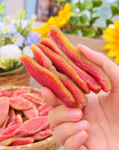 ✨🍐Say goodbye to sugar spikes! 💐Satisfy your cravings with our fiber-rich Red Guava slices-QZE