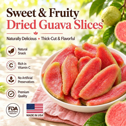 🎁🥝Say goodbye to sugar spikes! 💐Satisfy your cravings with our fiber-rich Red Guava slices-QZE