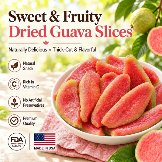 🎁🥝Say goodbye to sugar spikes! 💐Satisfy your cravings with our fiber-rich Red Guava slices-QZE