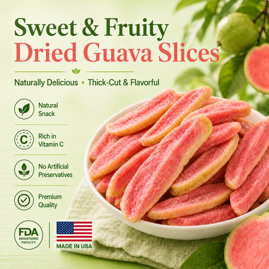🎁🥝Say goodbye to sugar spikes! 💐Satisfy your cravings with our fiber-rich Red Guava slices-QZE