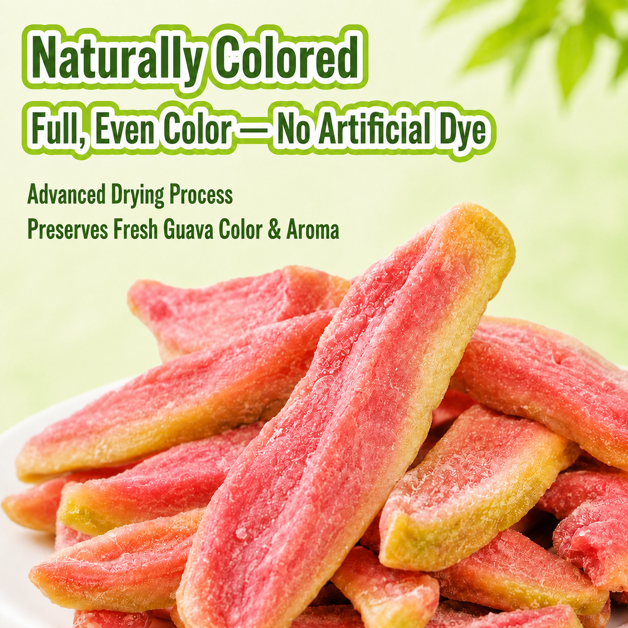 🎁🥝Say goodbye to sugar spikes! 💐Satisfy your cravings with our fiber-rich Red Guava slices-QZE