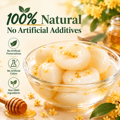 Say goodbye to high-calorie guilt! 💐Satisfy your cravings with our Golden Osmanthus Water Chestnut-QZE