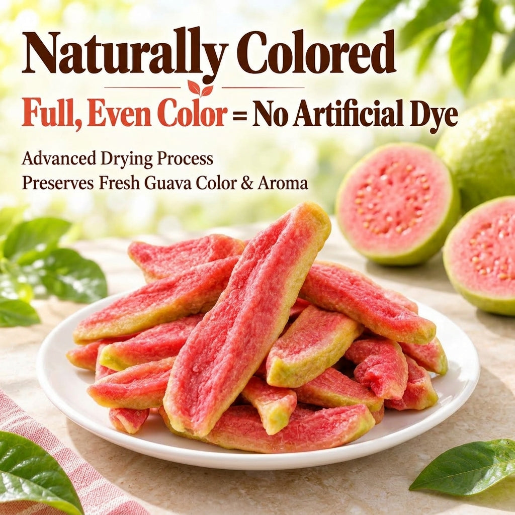 🎁🥝Say goodbye to sugar spikes! 💐Satisfy your cravings with our fiber-rich Red Guava slices-QZE