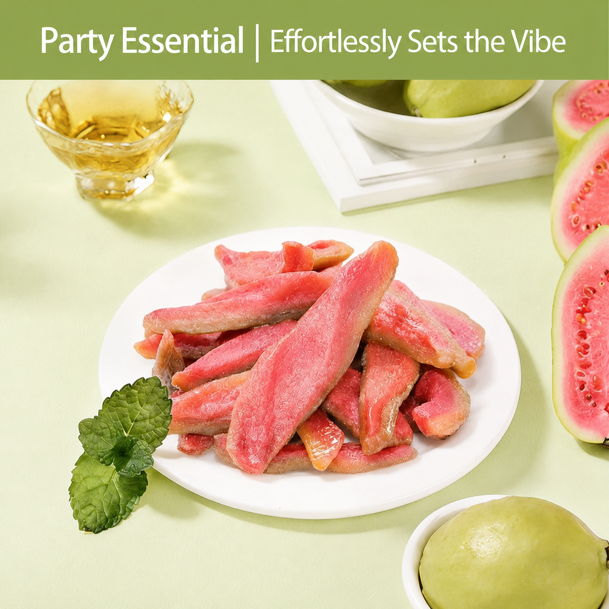 🎁🥝Say goodbye to sugar spikes! 💐Satisfy your cravings with our fiber-rich Red Guava slices-QZE