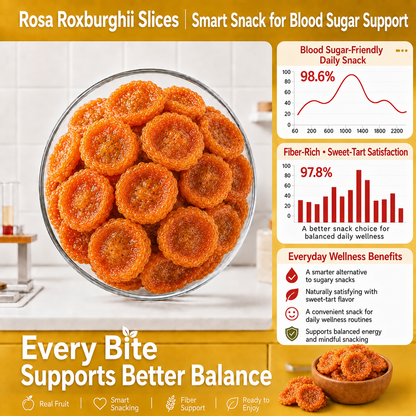 🧑‍⚕️💯Say goodbye to sugar spikes! 🌿Support healthy glucose metabolism with Rosa Roxburghii Slices- QZE